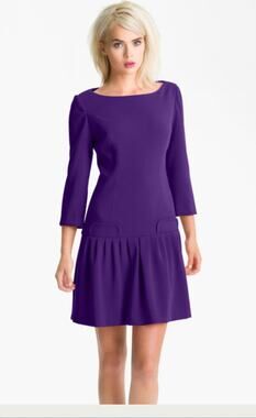 Eliza J Drop Waist Dress - Purple - Size 16
NWT
